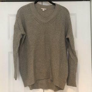 Long line sweater